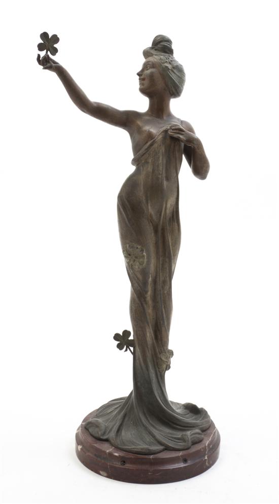 * An Art Nouveau Cast Metal