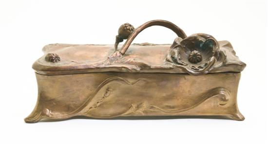 *An Art Nouveau Copper Dressing Box