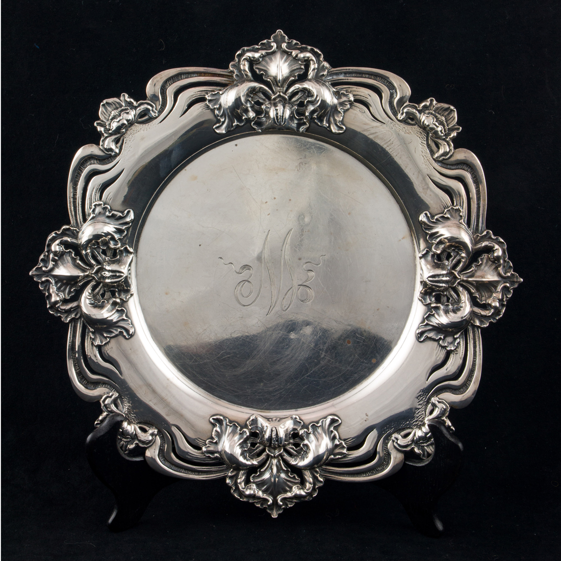 AN ART NOUVEAU SHIEBLER STERLING
