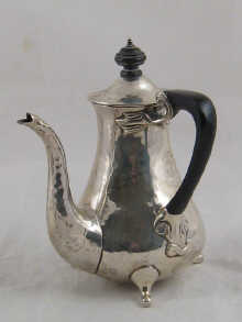 An Art Nouveau silver side