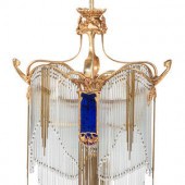 An Art Nouveau-Style Gilt Meta