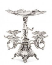 AN ART NOUVEAU STYLE SILVER FI