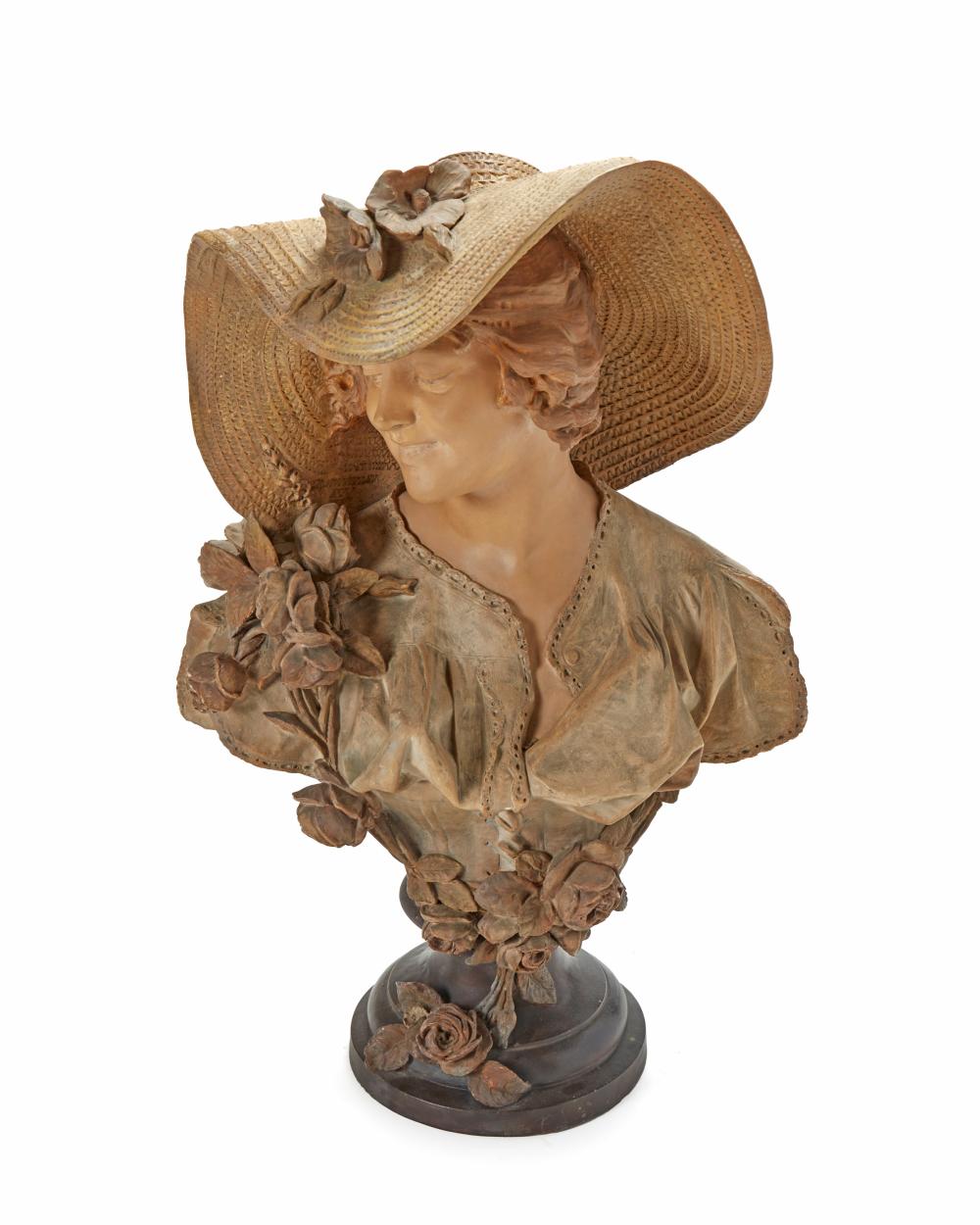 AN ART NOUVEAU-STYLE TERRACOTTA