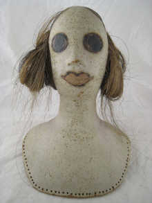 An art pottery statuette / bust