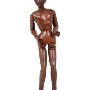 An Articulated Carved Wood Artist's