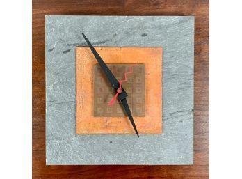 An artisan made clock by