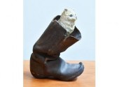 An artisan sculpture, made fro