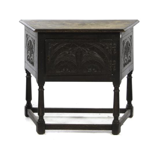 * An Arts and Crafts Oak Console