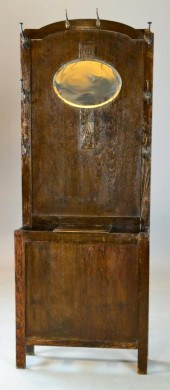 An Arts & And Crafts Oak Bevel