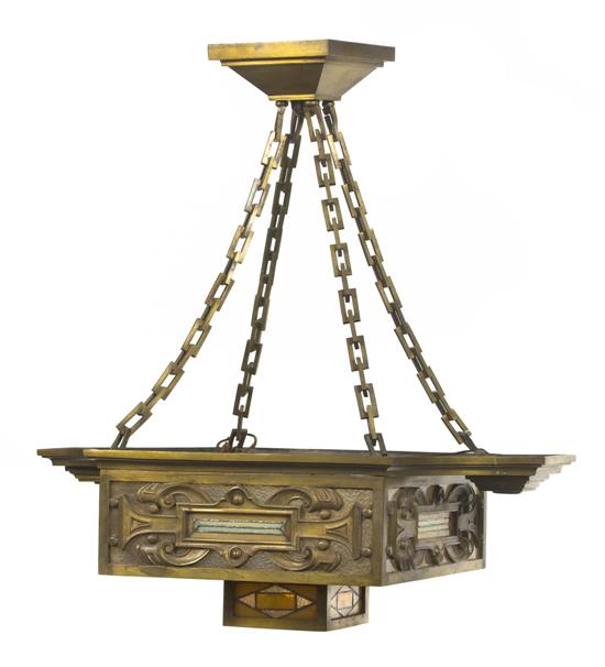 An Arts and Crafts Bronze and