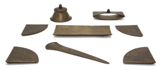 An Arts and Crafts Desk Set