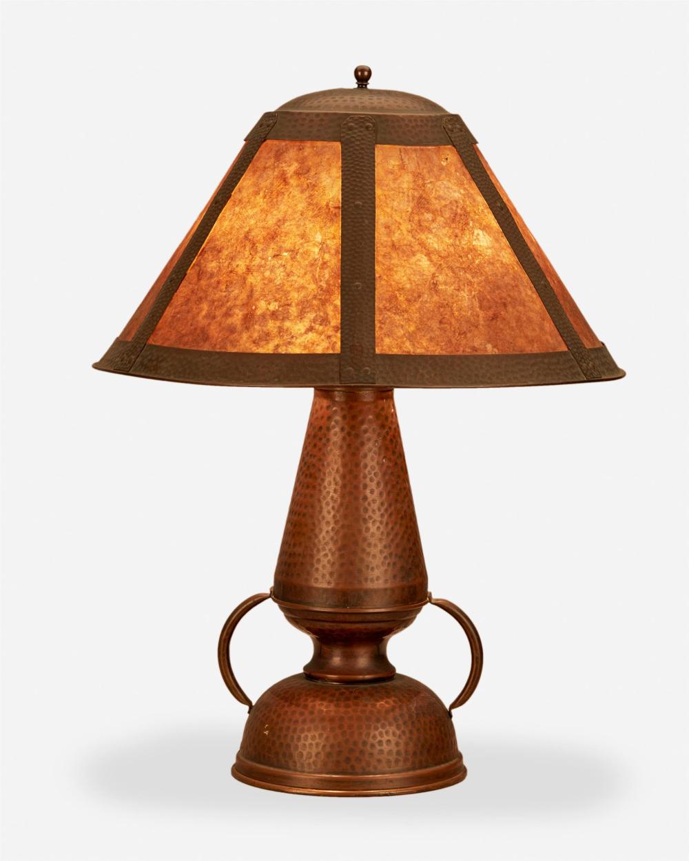 AN ARTS AND CRAFTS HAMMERED