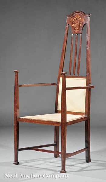 An Arts and Crafts Inlaid