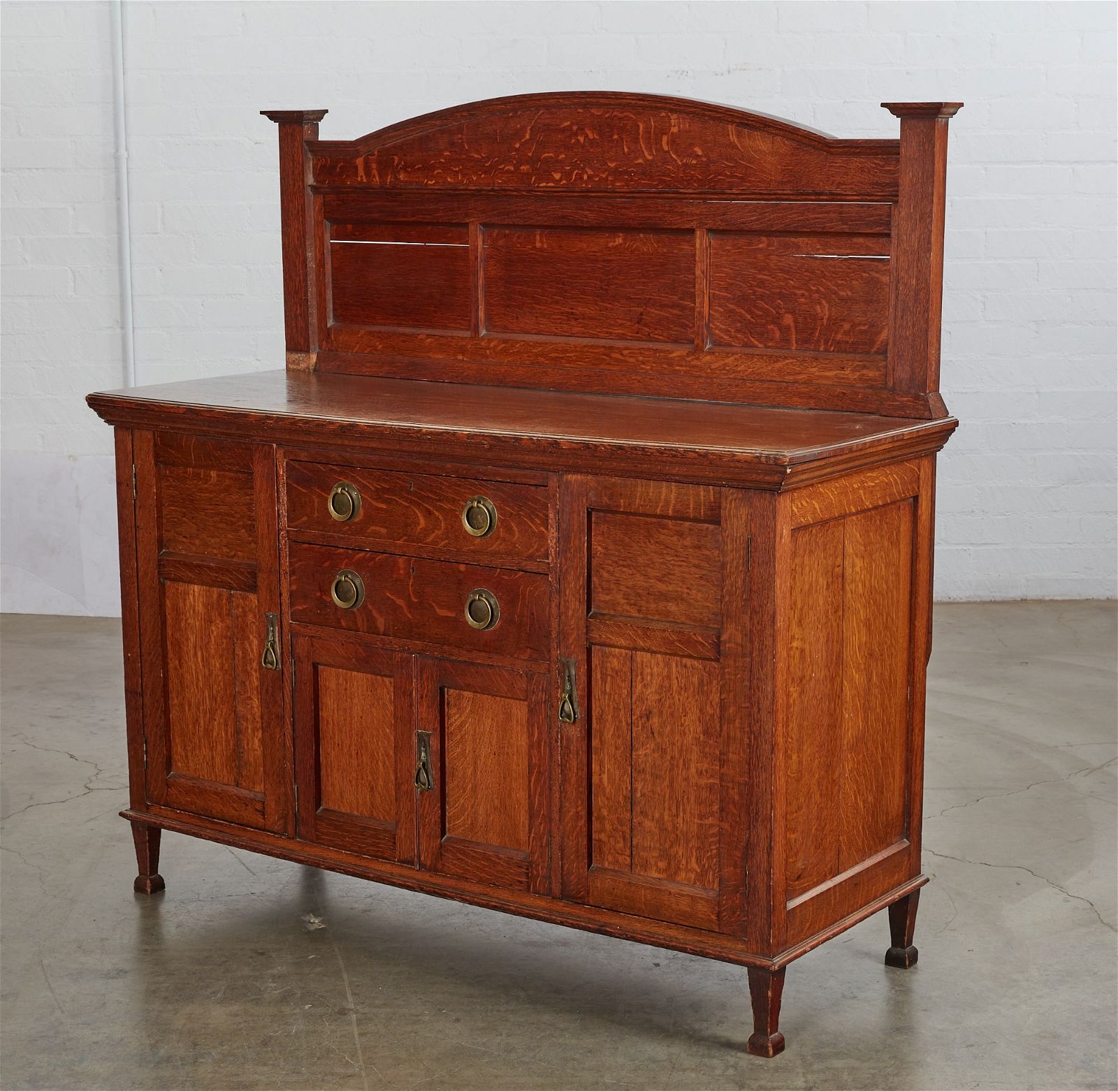 AN ARTS AND CRAFTS OAK