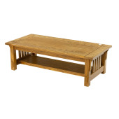 AN ARTS AND CRAFTS STYLE OAK L