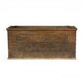 AN ARTS & CRAFTS CARVED OAK BL
