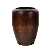 AN ARTS & CRAFTS HAMMERED COPP
