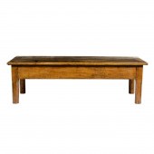 AN ARTS & CRAFTS OAK LOW TABLE