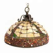 AN ARTS & CRAFTS STYLE LEADED