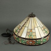 AN ARTS & CRAFTS STYLE LEADED