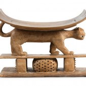 An Asante Carved Wood 'Leopard