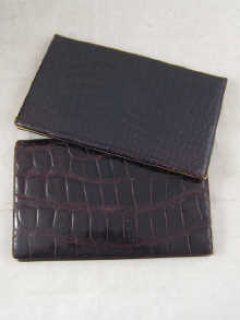 An Asprey crocodile cigarette