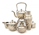 An Assembled Chinese Silver Te