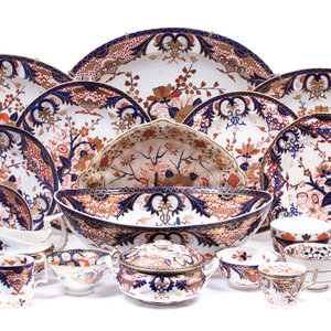 An Assembled Derby Porcelain