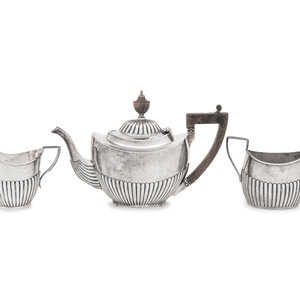 An Assembled Edwardian Silver