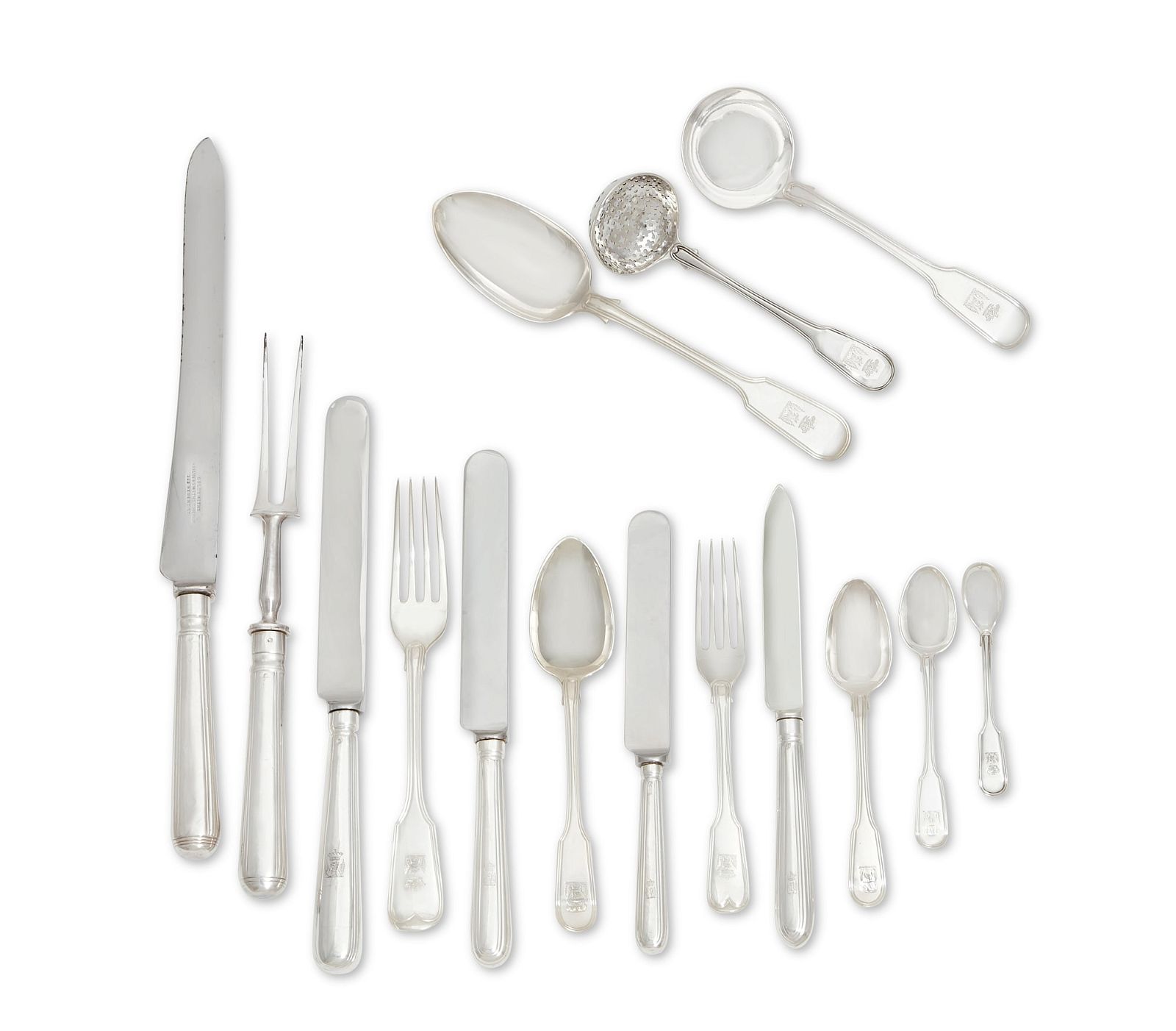 AN ASSEMBLED ENGLISH STERLING