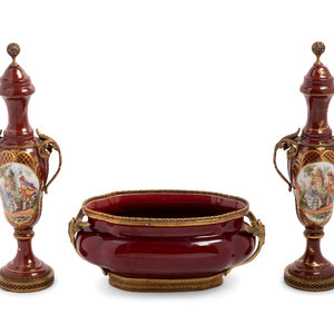 An Assembled French Gilt Metal