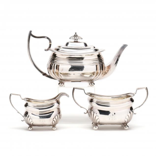 AN ASSEMBLED GEORGE III SILVER