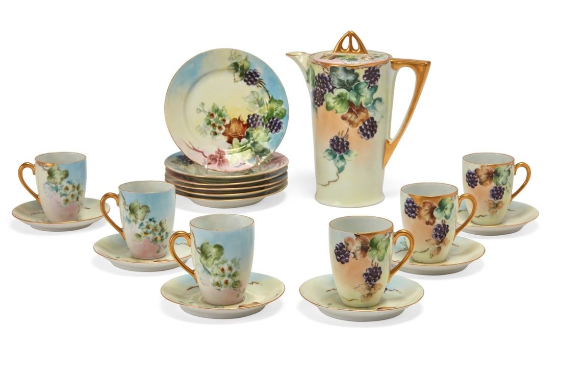 AN ASSEMBLED GERMAN PORCELAIN