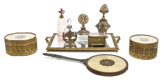 An Assembled Gilt Metal Mounted
