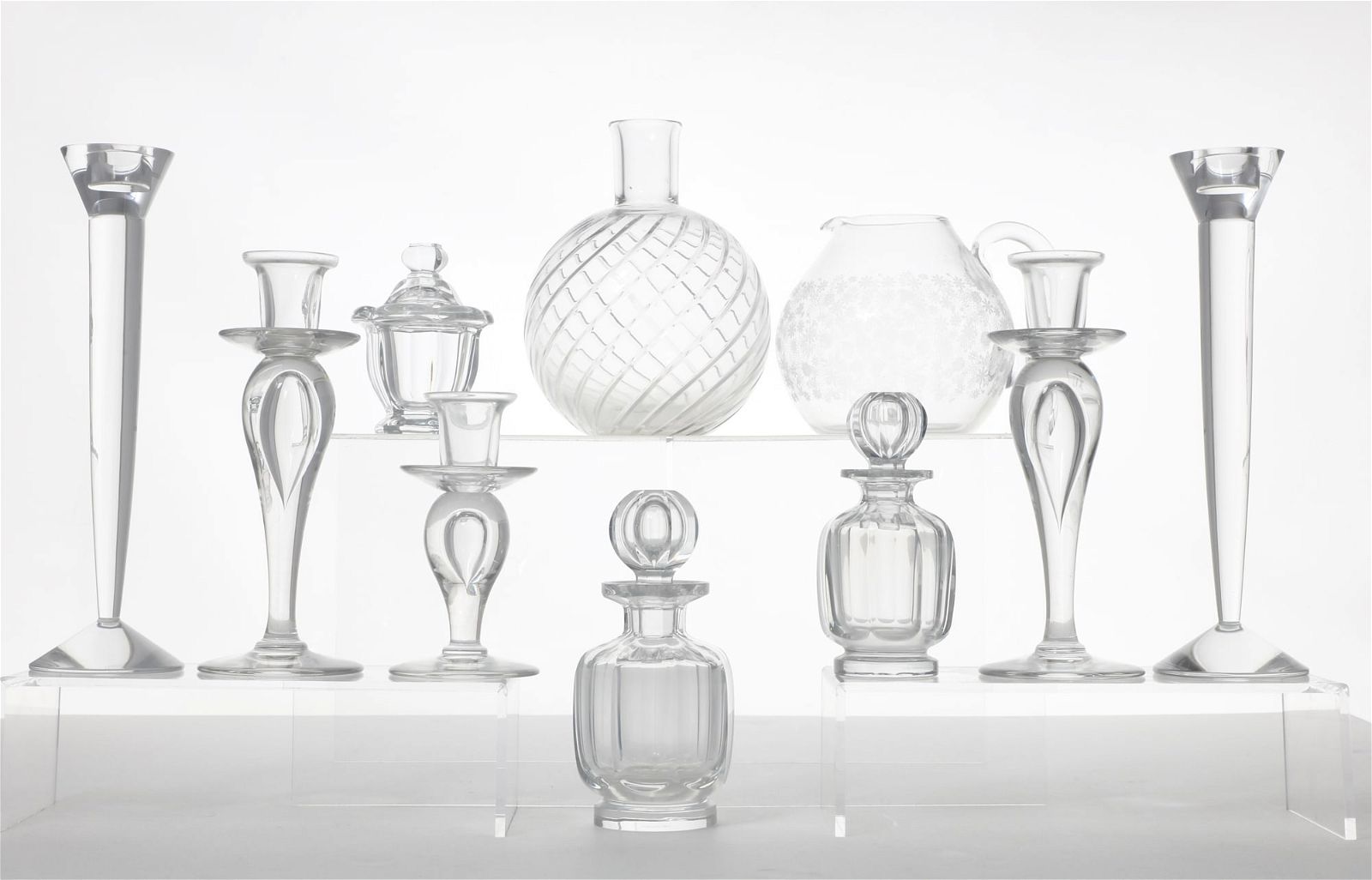 AN ASSEMBLED GROUP OF BACCARAT