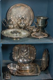 AN ASSEMBLED GROUP OF SILVER P