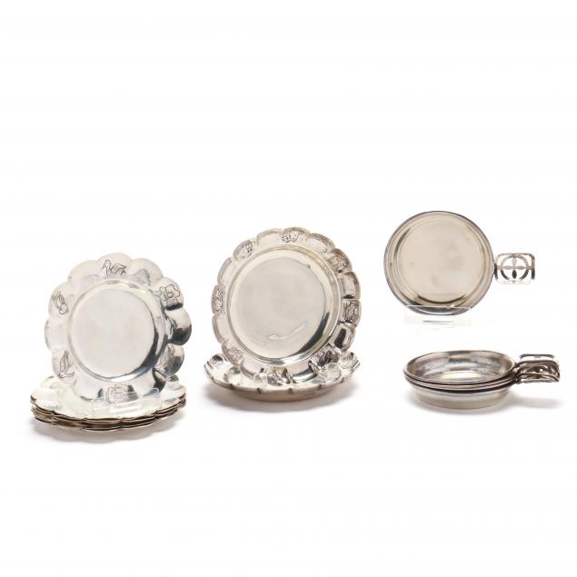 AN ASSEMBLED GROUP OF STERLING