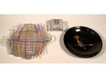 An assembled lot of glass and