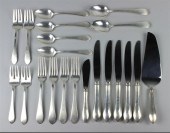 AN ASSEMBLED PART FLATWARE SER