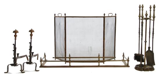 An Assembled Set of Fireplace