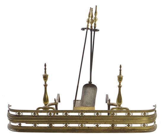 An Assembled Set of Fireplace
