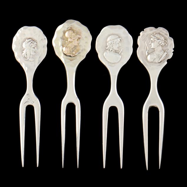 AN ASSEMBLED SET OF FOUR SHIEBLER