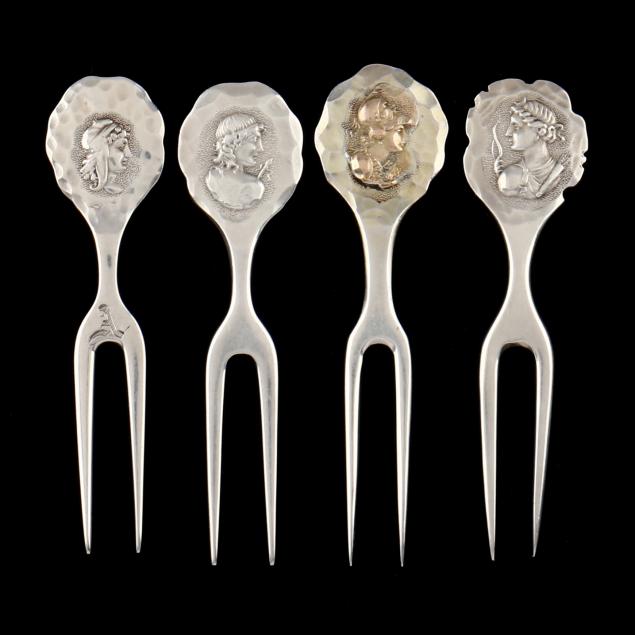 AN ASSEMBLED SET OF FOUR SHIEBLER