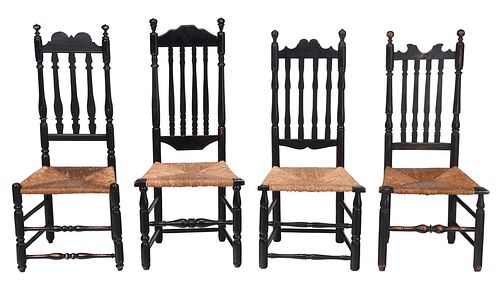 AN ASSEMBLED SET OF FOUR EARLY