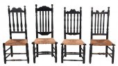 AN ASSEMBLED SET OF FOUR EARLY