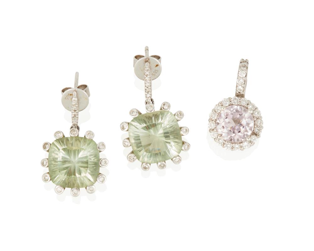 AN ASSEMBLED SET OF GEM-SET