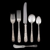 AN ASSEMBLED SET OF REPOUSSé S