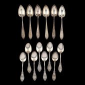 AN ASSEMBLED SET OF STERLING S