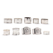 AN ASSEMBLED SET OF TEN STERLI