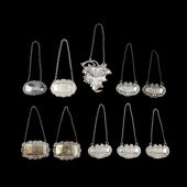 AN ASSEMBLED SET OF TEN STERLI